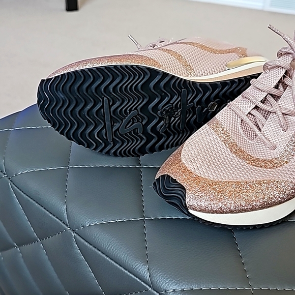 Pink & Gold sparkle sneakers from winners - Picture 3 of 3